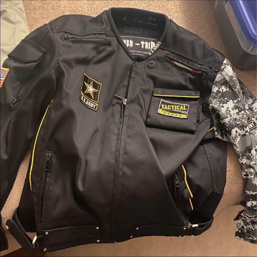 Army Motorcycle Jacket
